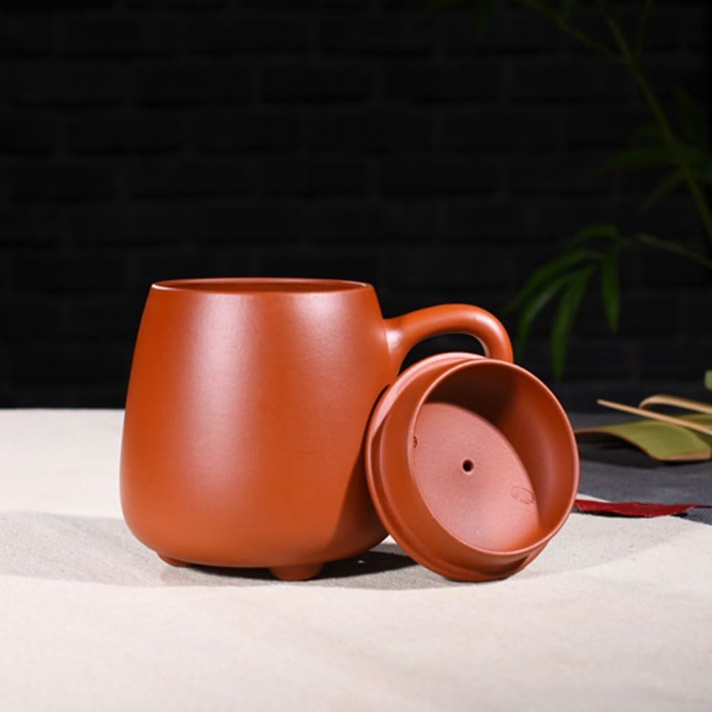 Matcha Cups męski i damski zestaw do herbaty 380 ml fioletowy kubek z piaskiem ręcznie robiony biurowy kubek na herbatę do domu gabinetu kubek na wodę zestaw do herbaty zaparzacz do herbaty kubek