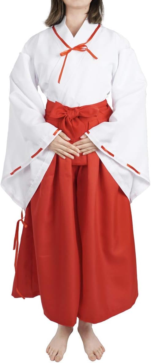CoolChange Inu Yasha Kimono of Kikyo for women, blouse and trousers, size: M
