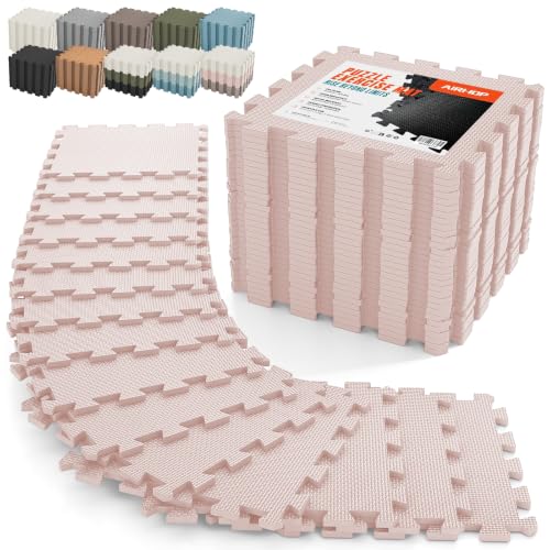 Image of AIRHOP 216 PCS Gym Floor Mat, EVA Foam Puzzle Gym Mat, High-Density Interlocking Foam Floor Tiles for Home Gym, Play Workout Garage Kitchen Flooring 12.6 inchx12.6 inchx0.4 inch
