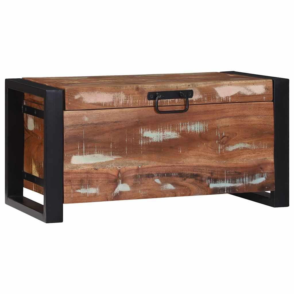 Vidaxl Storage Chests Multicolour 60 X 30 X 30 Cm Solid Reclaim Wood