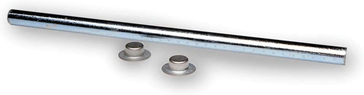 Tie Down 86032-5/8" x 15-1/4" Tie Down Zinc Roller Shaft Kit Includes Cap Nuts – Replacement for Boat Trailer Roller