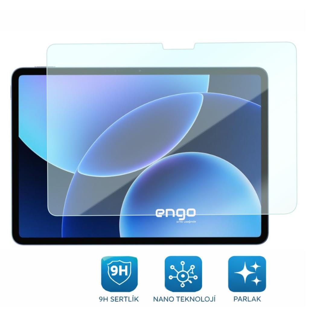 Engo Xiaomi Pad 8 Pro 11.2 İnç İle Uyumlu Ekran Koruyucu 9h Temperli Kırılmaz Esnek Nano Cam, Çizilmeye Ve Darbeye Dayanıklı Koruma, Hd Şeffaf