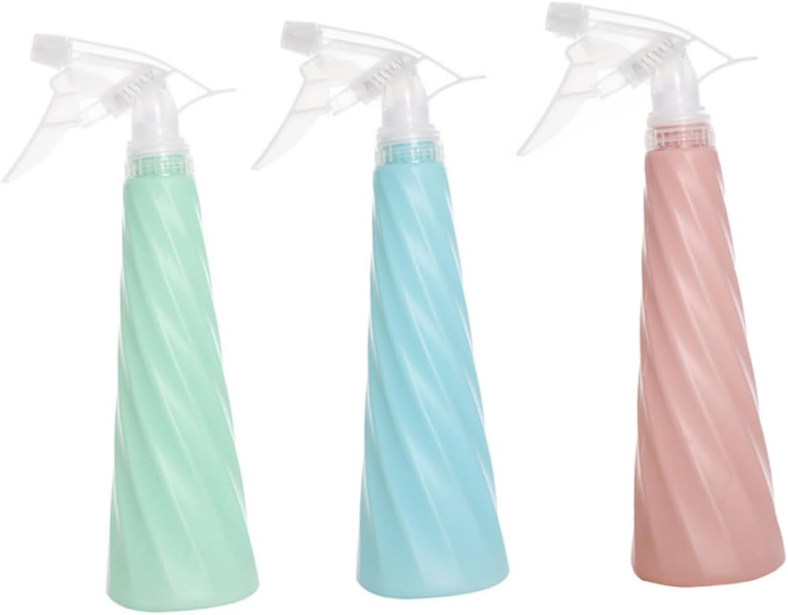 3pcs Balcony Watering Pot Candy Color Watering Kettles Hand-pressed Sprinkling Kettles for Outdoor Gardening Plants and Flowers