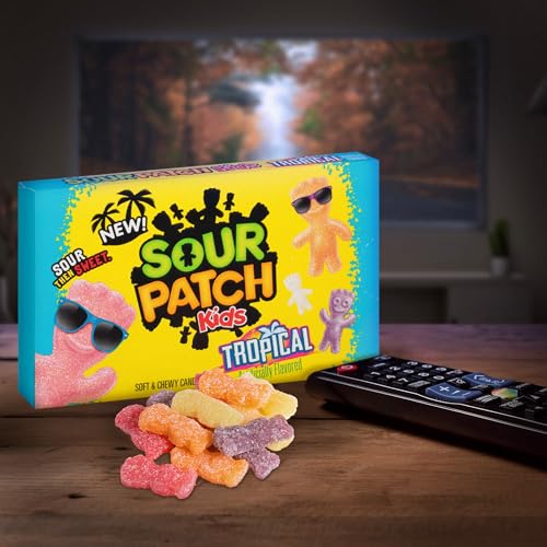 SOUR PATCH KIDS Tropical Soft & Chewy Gummy Candy, 3.5 oz - image 8