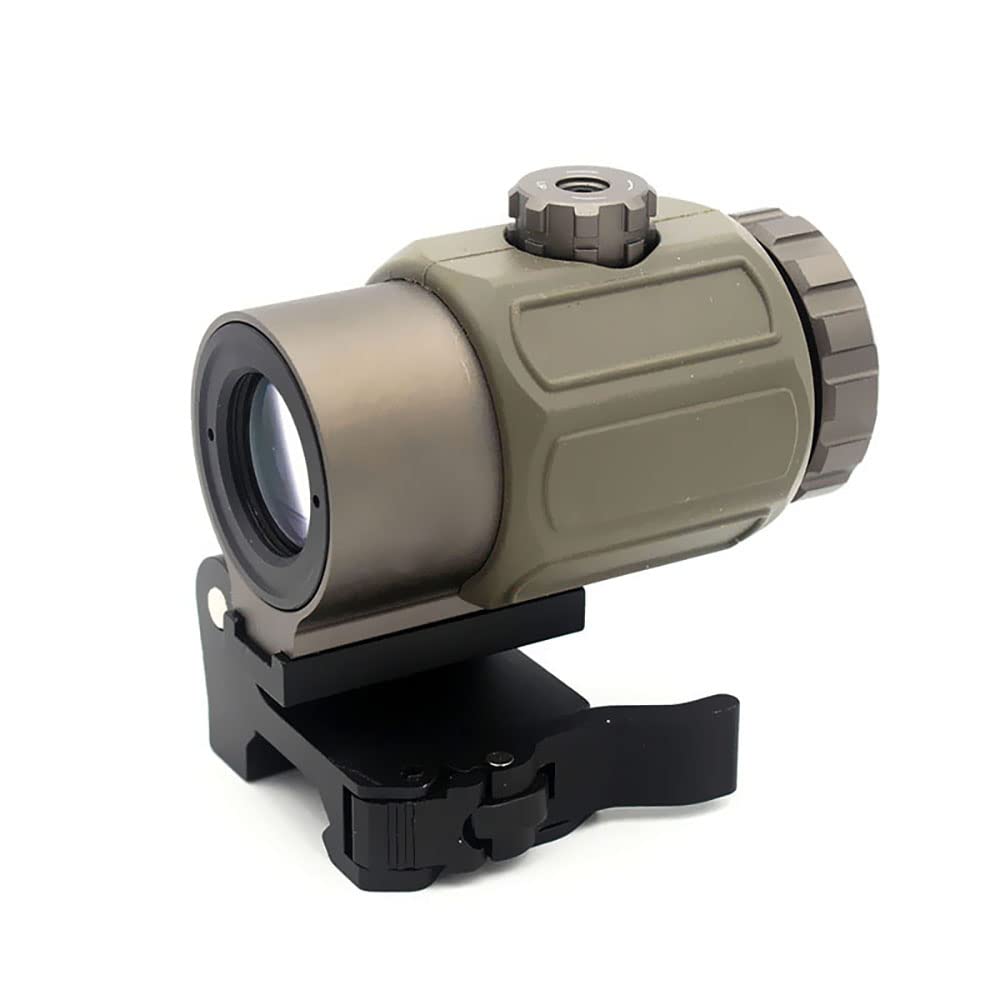 G43 Micro Loupe 3X Loupe 3X avec interrupteur latéral Quick détachable QD Mount pour la chasse