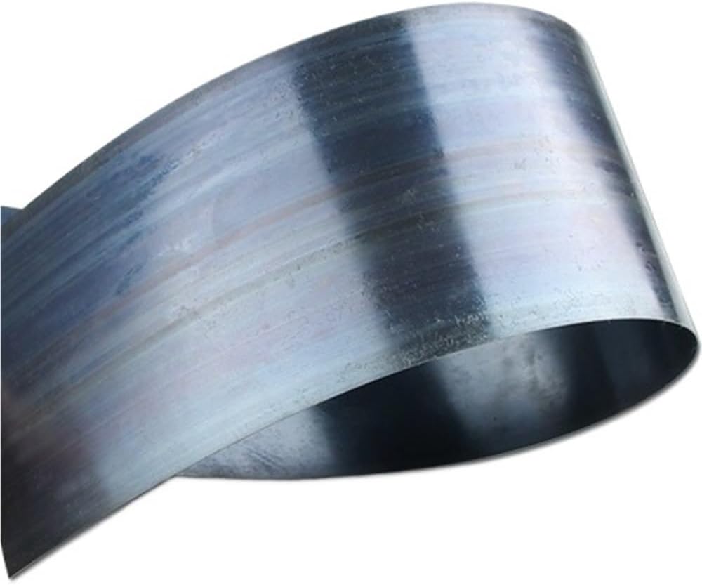 1PC 65MN Spring Steel Strip Thickness 0.1-2mm Spring Steel Plate, Quenched Manganese Steel Belt, Spring Steel Sheet(0.2x100x500mm)