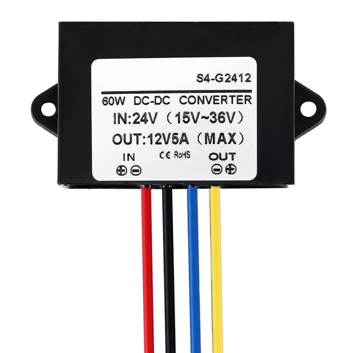 Convertitore Step Down DC 12V/24V A 5V 5A - Modulo Riduttore Tensione 25W Per Auto E Barche - Foto 6