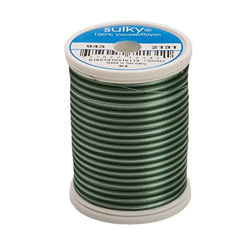 Hilo de rayón Sulky Khaki 850 yd 40wt miniatura 1