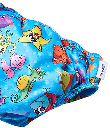 FINIS Swim Diaper Fishbowl Blue L Swim Diaper