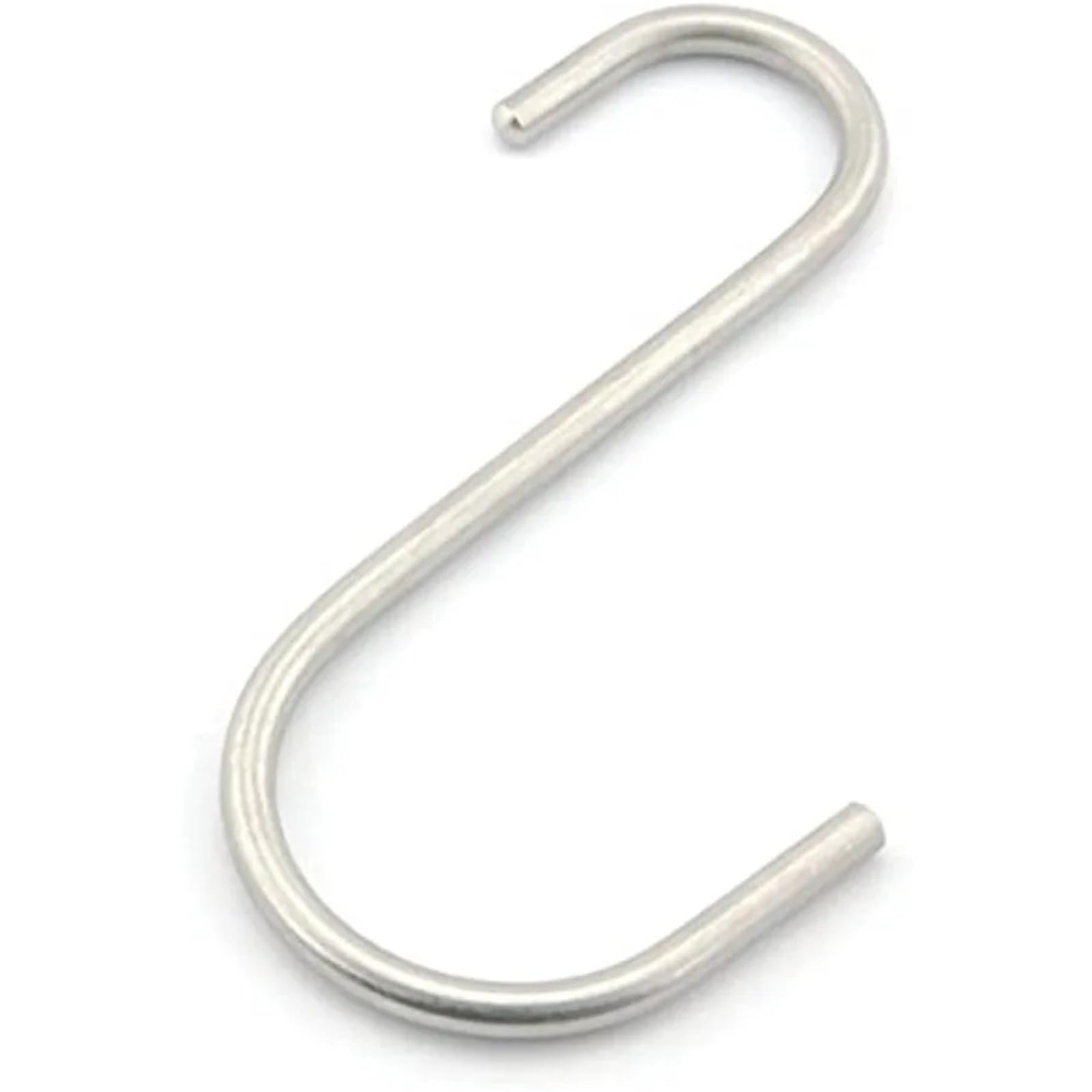 Paquete de 6 ganchos colgantes duraderos con forma gancho en S sólido resistente 4,8 Ih for artículos herramientas piezas automóvil bicicleta