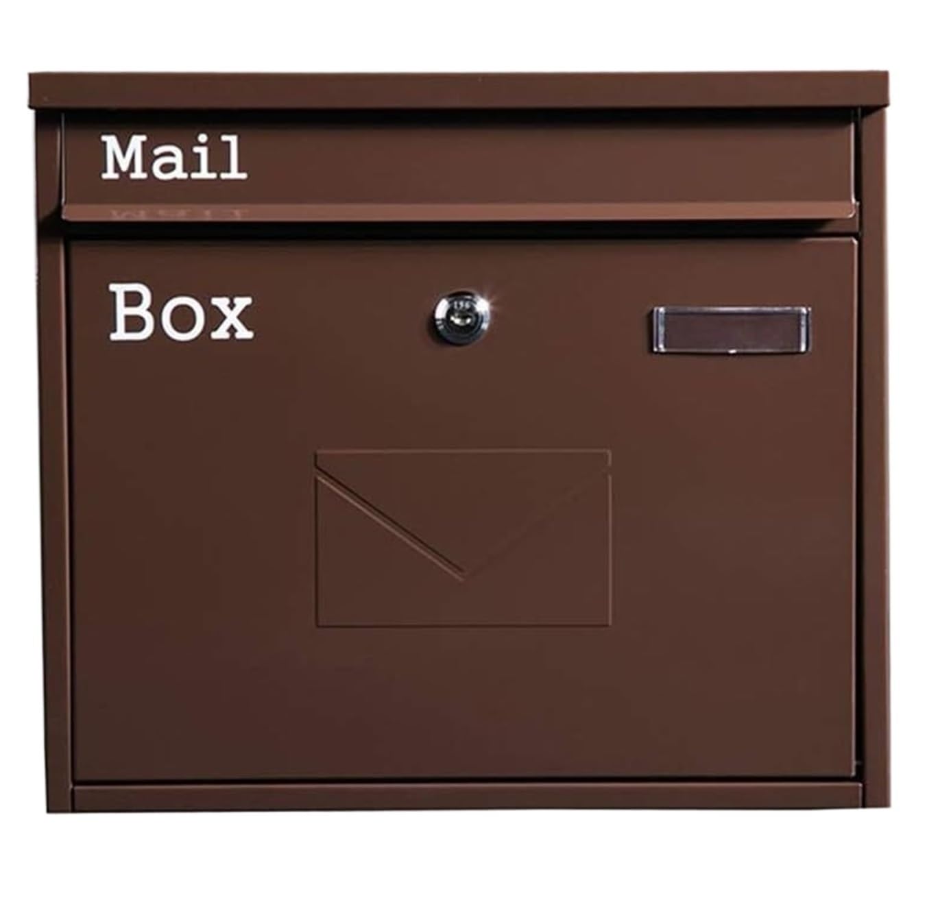 Vintage Letter Box Mailbox Wall Mounted Post Box Lockable Mailbox Postbox Galvanized Sheet Letter For Home Outdoor Lockable
