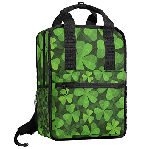 Sac à dos pour garçons motif trèfle porte-bonheur pour la rentrée