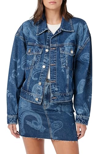 Hudson Brea Swing Trucker Jacket blouson en jean tendance pour veste femme