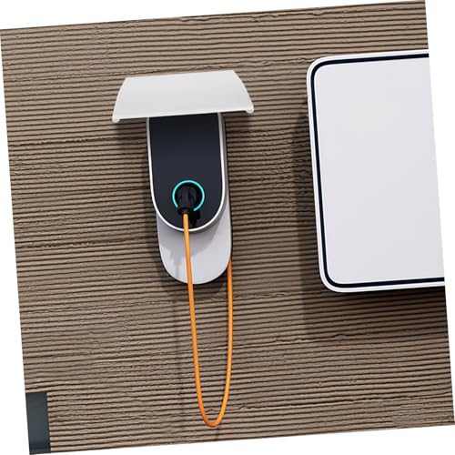 Borne de recharge extérieur couvercle protection étanche blanc - 4