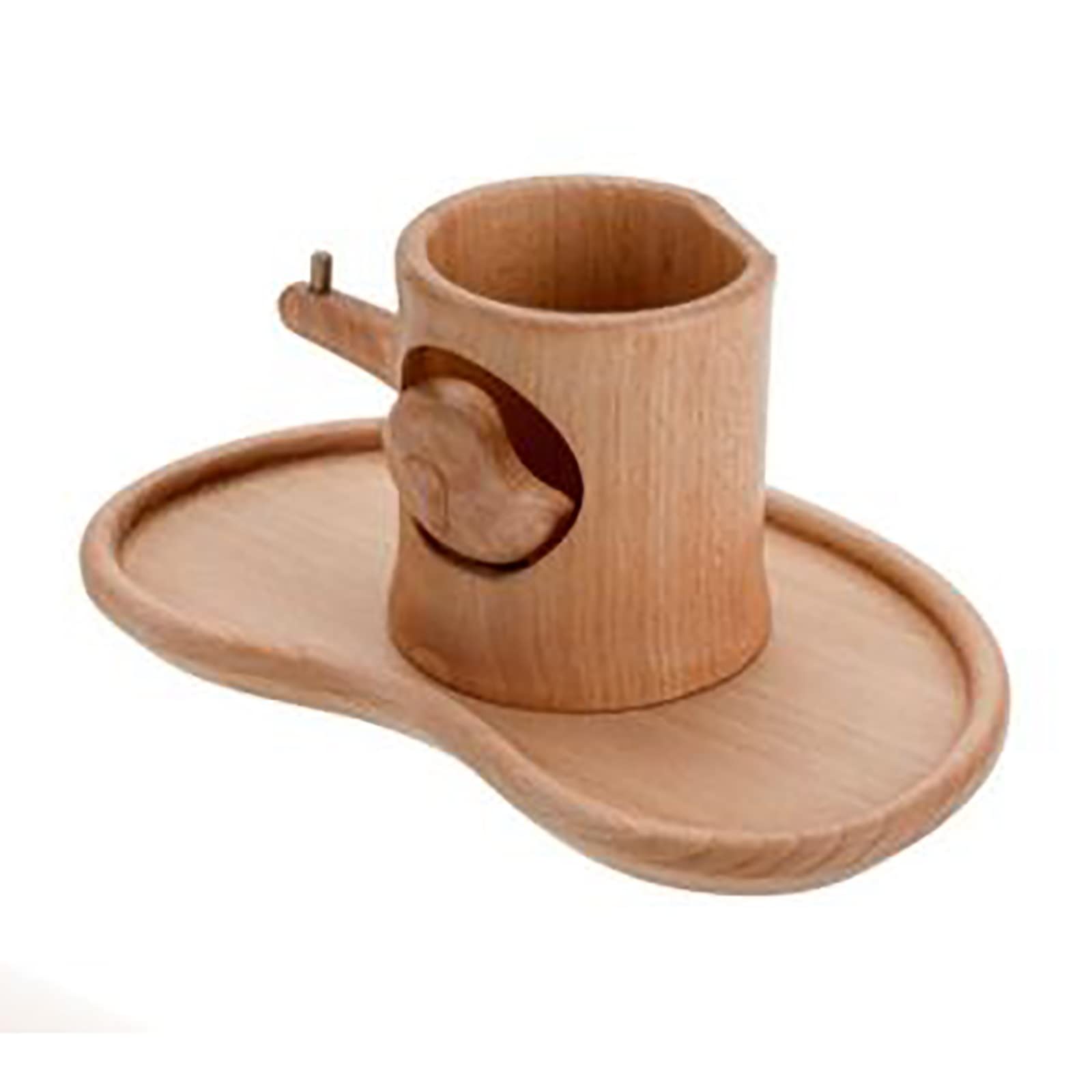 DUMRALBQE Wooden Pencil Pot Solid Wood Pen Holder Multifunctional Office Desktop Stationery Supplies Storage Box for Home Office