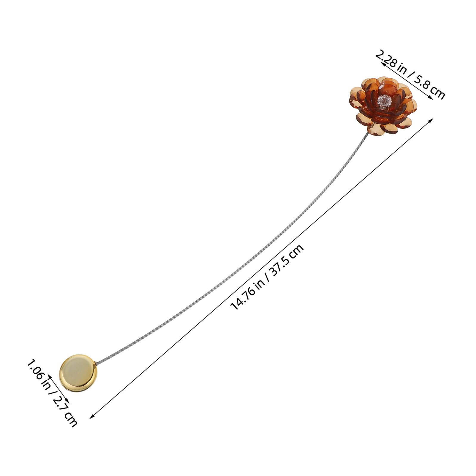 4 Pezzi Fermatende Magnetici per Tende Fermatende Magnetici con Corda Intrecciata