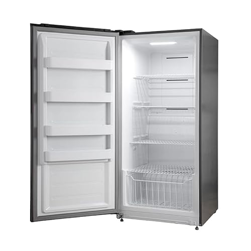 Forno FFFFD1933-32LS Rizzuto 32 Inch Inch W. Built-In Either Refrigerator Or Freezer Combo With 13.8 Cu.Ft. Capacity - Stainless Steel No Frost Left Side Door Fridge thumb #3