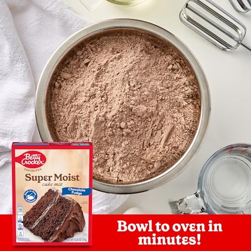 Image of Betty Crocker Favorites Super Moist, Chocolate Fudge, Cake Mix, 13.25 oz (Pack of 12)