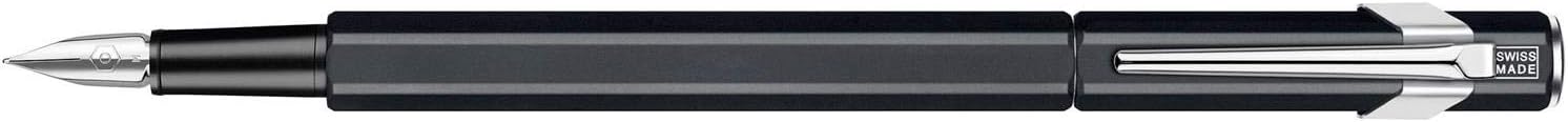 Caran d'Ache 849 0841-009 Fountain Pen, F, Fine Point, Black, Dual Use Type