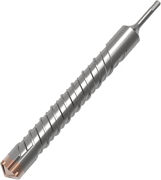 ECOOPTS 1" SDS Plus Rotary Hammer Drill Bit for Concrete Cement Masonry