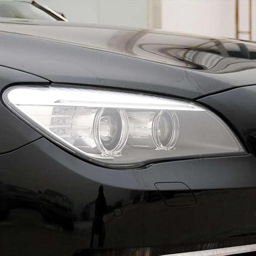 �ԗp�w�b�h���C�g�ی�t�B���� �����u���b�N TPU�X�e�b�J�[ �����ԃA�N�Z�T���[ BMW 7�V���[�Y 2009-2015�p