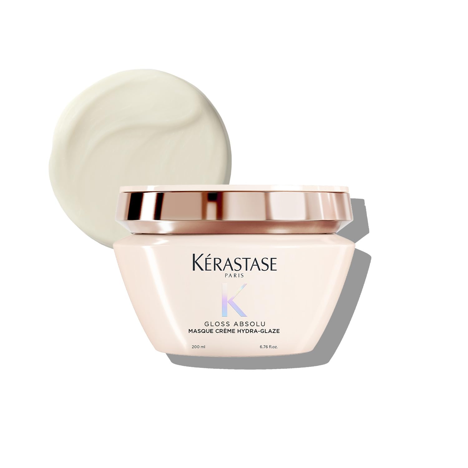 Kérastase Gloss Absolu Crème Anti-Frizz Mask For Bouncy, Glossy Hair | Medium to Thick Hair | 4-Days Anti-Frizz | With Hyaluronic & Glycolic Acid, Wild Rose-In-Oil | 200ml-image-11