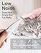LEYOUFU Dog Paw Trimmer for Grooming, Cordless Electric Small Pet Grooming Clippers Hair Trimmer for Dogs Cats, Low Noise for Trimming Pet's Hair Around Paws, Eyes, Ears, Face, Rump (White)