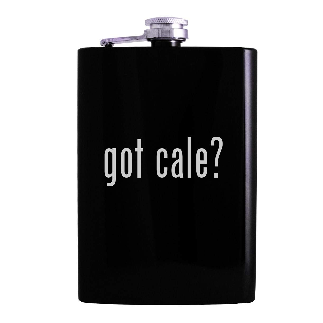 got cale? - 8oz Hip Alcohol Drinking Flask, Black