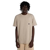Element Top a Maglia Manica Corta Icon Label Pocket SS Uomo Beige