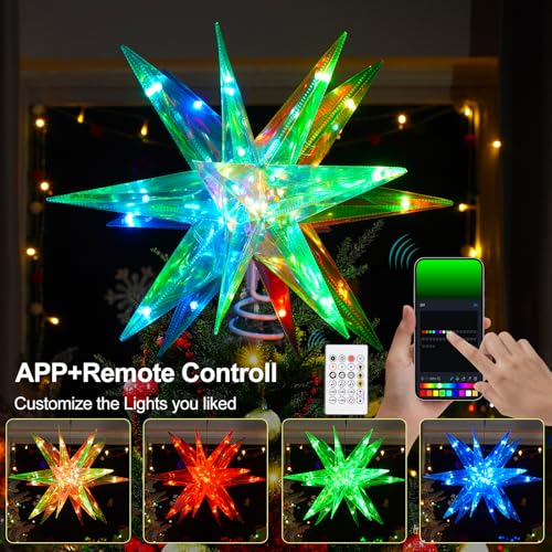 Vsmon-Fri Christmas Star Tree Topper thumb #1