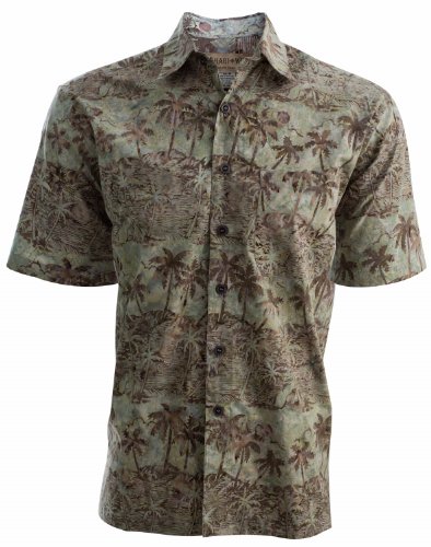 Coastal Dusk Mens Cotton Batik Shirt