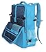 Hauptstadtkoffer blnbag M6 - Bordgepäck-Rucksack 55x40x20 cm Travel Backpack Laptop-Fach, Flugzeug Reiserucksack robust, Cabin Bag max. 44 L, Reisen, Iceblue