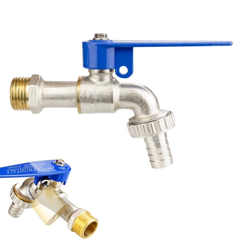 HASTHIP® Tap with Lock,Tap Lock,1/2" Thread Water Lockable Faucet for Outdoor Spigots Faucet Locks Outdoor Water Garden Home Garden Not with Pad or Keys-image-30
