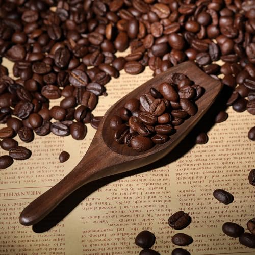 Cuchara de madera para café y té con acabado resistente y mango cómodo 7