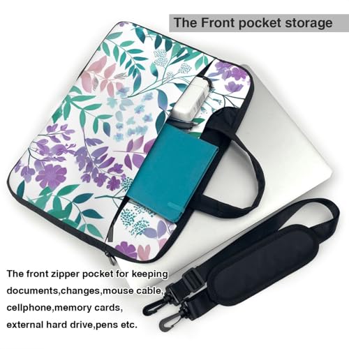 Maletín para portátil 15.6" impermeable con diseño floral miniatura 5