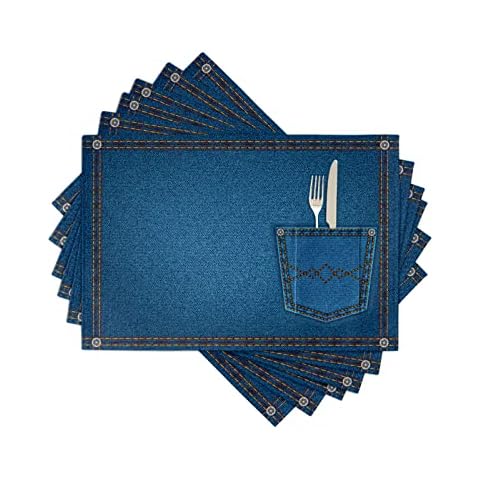 BEMIGO Washable Placemats with Pockets Cover