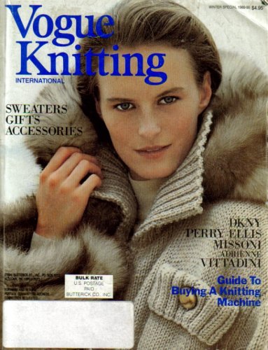 Vogue Knitting International - Winter Special 1989-90 (Sweaters, Gifts, Accessories, DKNY, Perry Ellis, Missoni)