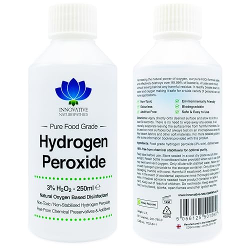 Wasserstoffperoxid 3 Prozent in Lebensmittelqualität – 250 ml