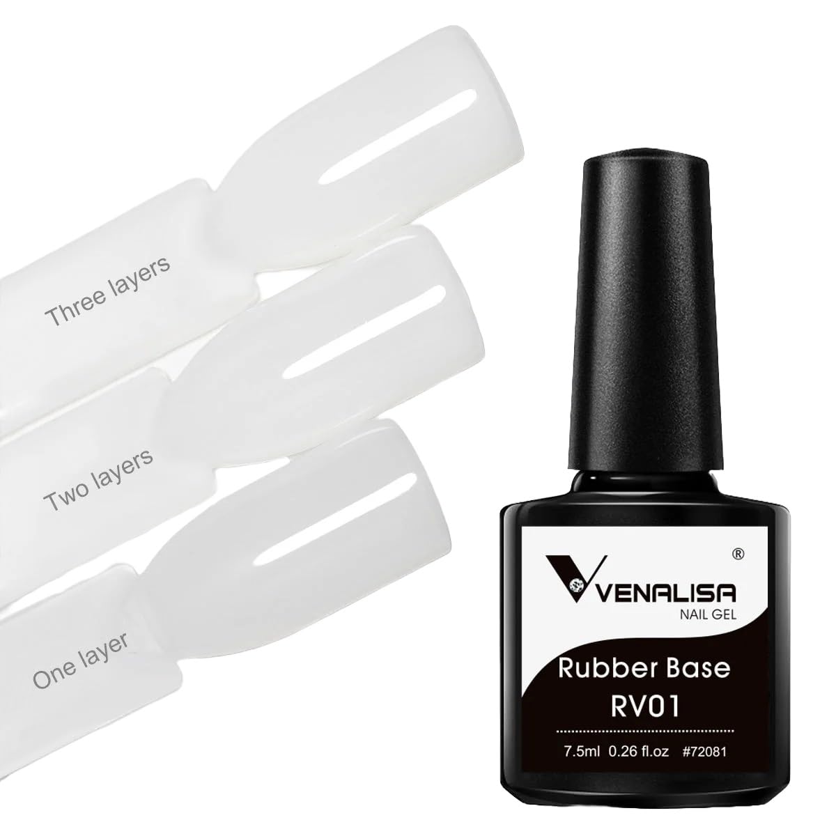 VENALISA Rubber Base Gel Nail Polish UV Nail Gel Color Soak Off Gel Polish Nail Art Manicure Salon Designs Home DIY Use RV01-image-41
