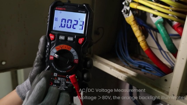KAIWEETS KM200P 4000-teller multimeter digitaal toetsenbord bestuurd intelligent