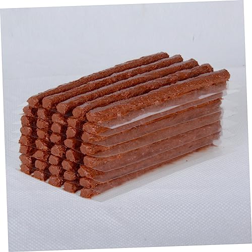 Zerodeko 30Pcs Tire Puncture Repair Strips Sealer Brown Tubeless Tire Repair Kit for Motorcycles Cars Bicycles Quick for Flat Tires Essential Automotive Tool3