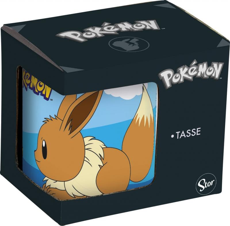 joojee GmbH Pokemon Pikachu & Evoli Tasse, 325 ml