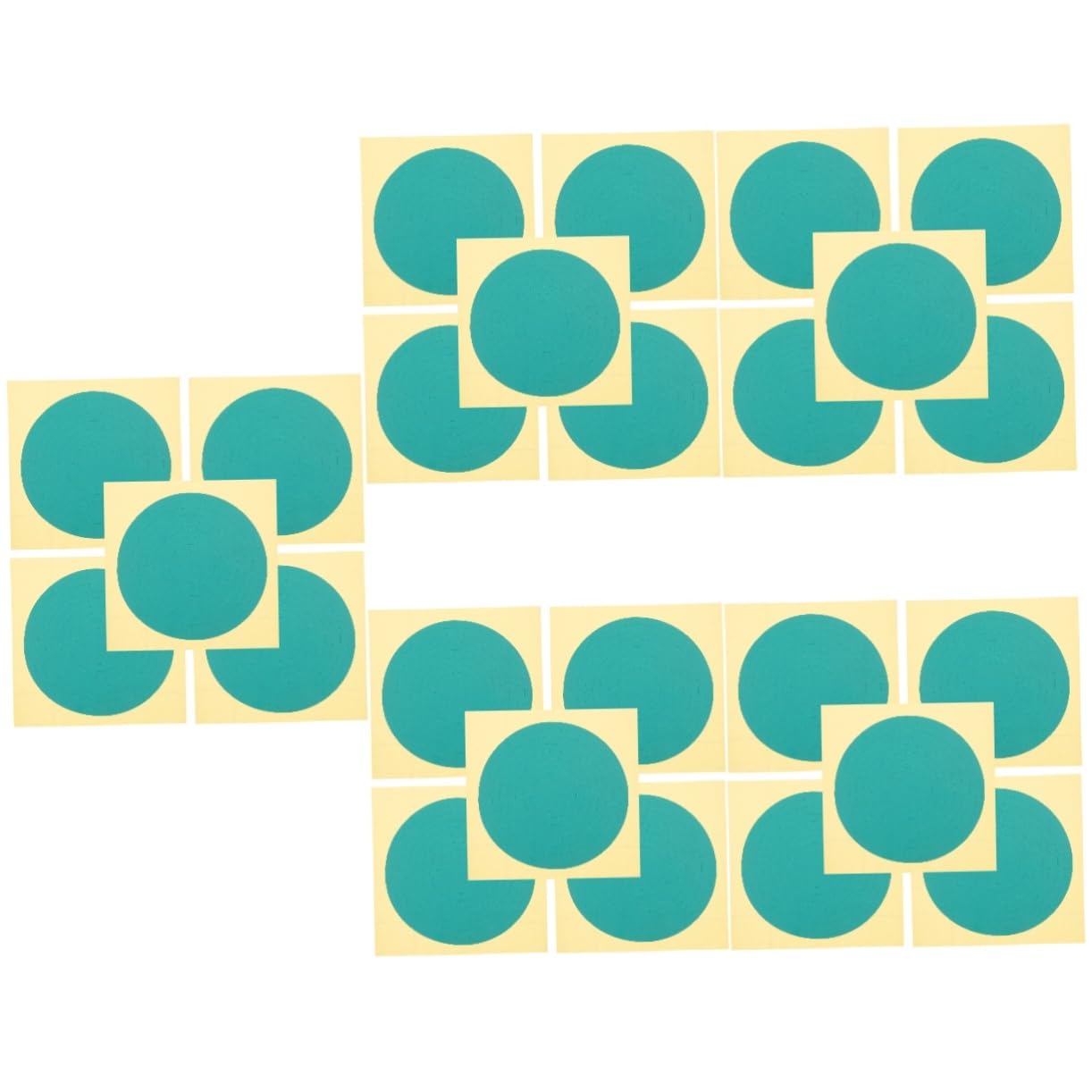 OSOLADY 5sets Pressure Gauge Indicator Stickers Adhesive Stickers for Easy Reading 5sheets*5