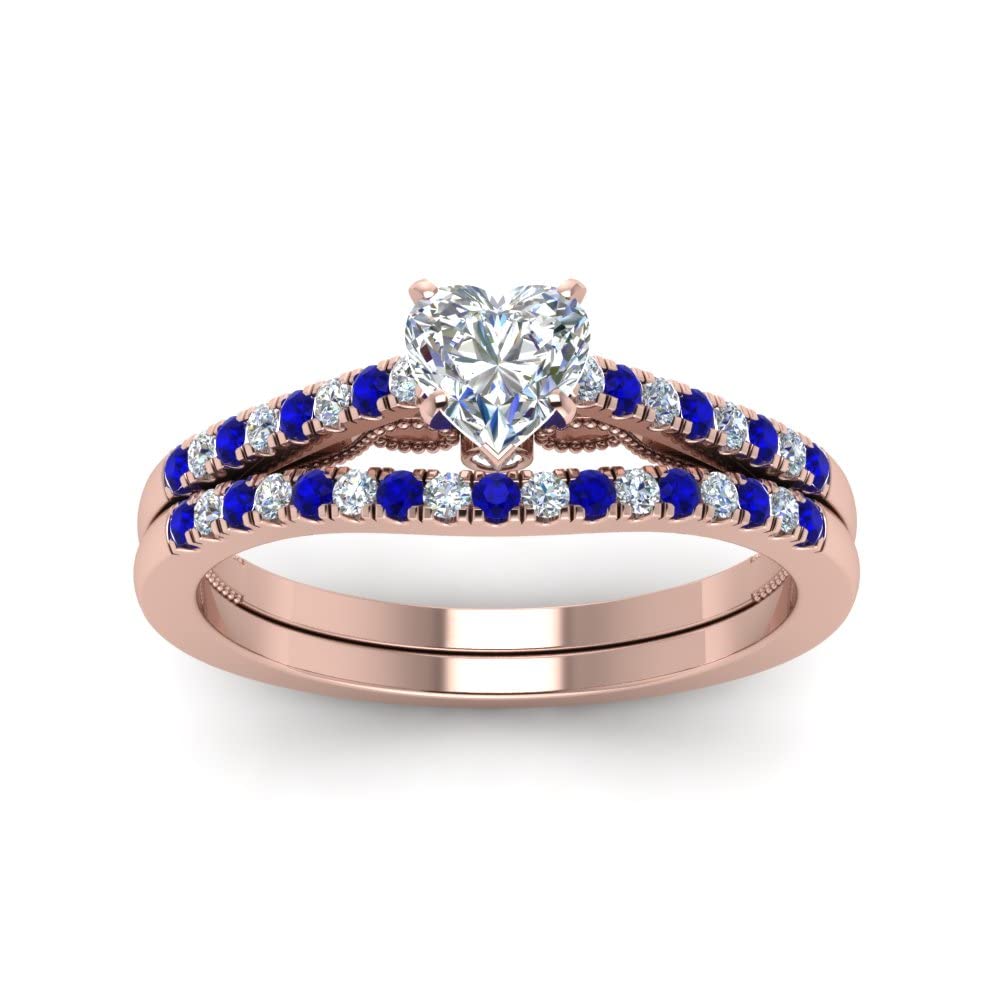 Bague cœur or rose ajustable de 47 à 70, finis les problèmes de taille - 5