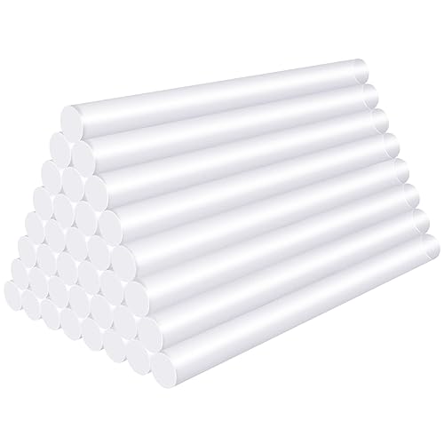Palitos de pegamento caliente pequeños transparentes, paquete de 36 mini barras de pegamento termofusible, barras de pegamento para manualidades