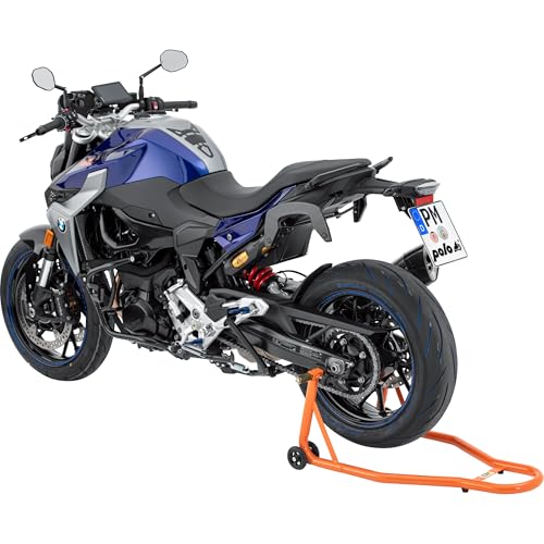 Hi-Q Tools Montageständer Motorrad Ständer Motorradheber hinten einfaches Aufbocken und hohe Standfestigkeit für Fast alle Motorräder bis 300kg geeignet in der Breite individuell einstell