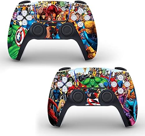 Marvel Tōkon Fighting Souls: We Tested It at EVO France - The Worthy Heir to Marvel vs Capcom 3? 9 Skin Covers Vinyl Stickers Cover Heroes Wrap Compatible with PS5 Controller Remote Skin Super Heroes (2 Pack)