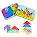 OFKPO Tangrams Puzzles Tangram Giochi Educativi in Legno per Bambini