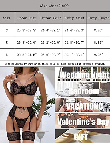Aranmei-Conjunto-de-lenceria-sexy-de-4-piezas-para-mujer-conjunto-de-lenceria-con-punos-en-los-muslos-ropa-interior-con-liga-de-muslo-sin-medias