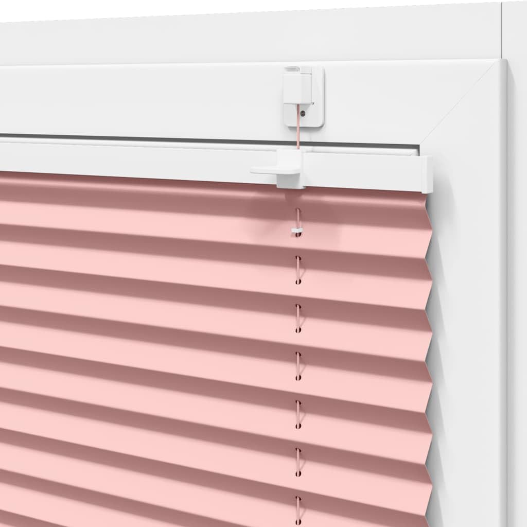 Tenda Plissettata Rosa 85x200 cm Senza Foro per Finestra | Protezione solare e privacy ideale per soggiorno o camera da letto, installazione rapida con o senza foro.